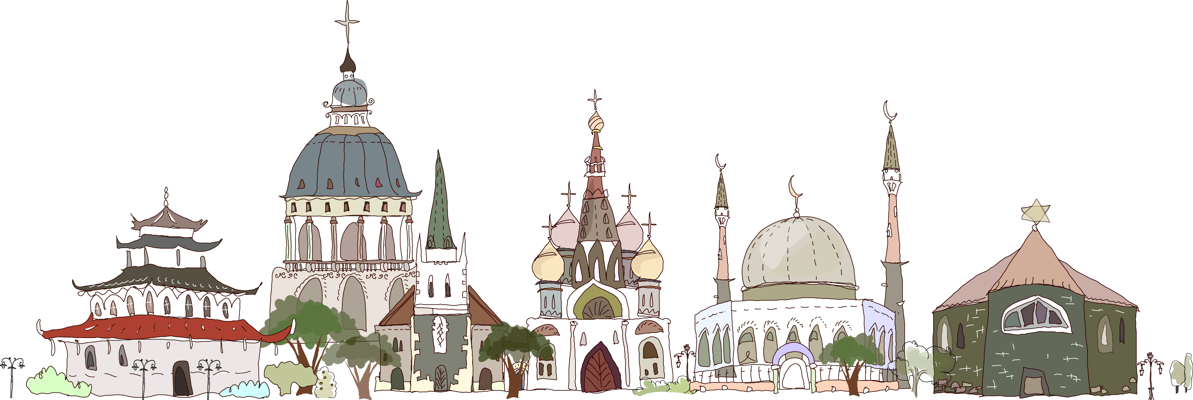 Different Religious Buildings